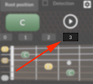 Fret position