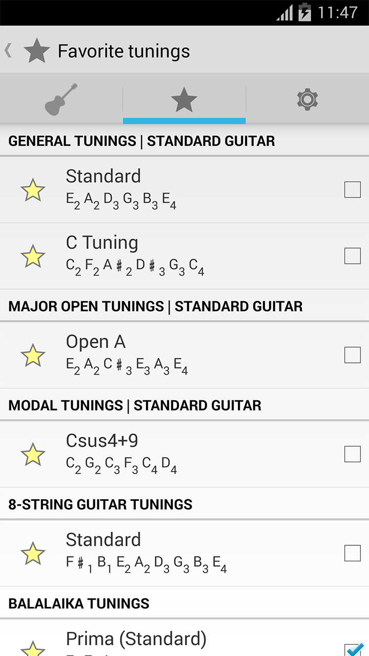 Guitar Tuner Android ProGuitar