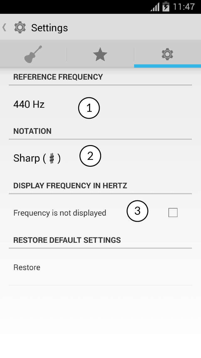 Guitar Tuner Android ProGuitar